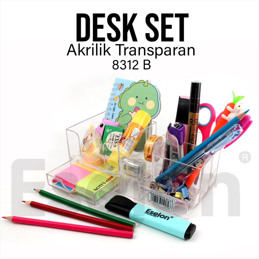 

Desk Organizer / Desk Set 8312 / Rak Tempat Alat Tulis