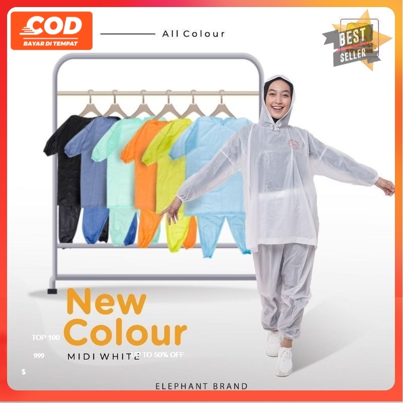 JAS HUJAN MIDI Elephant Brand Jas hujan Traveling