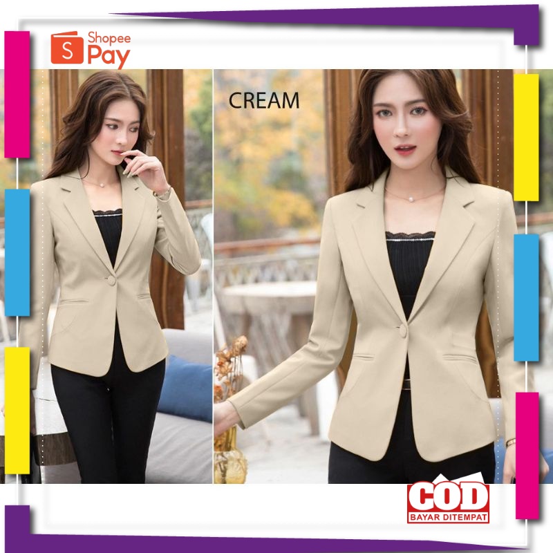 PREMIUM KOREAN STYLE / Blazer Wanita Korea/JAS wanita korea