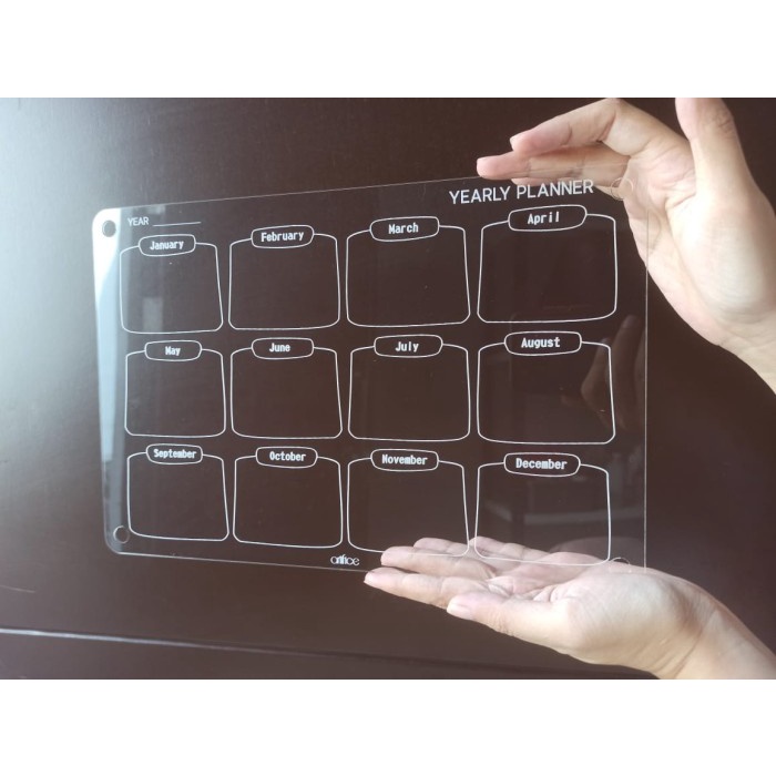 

Monthly & Weekly Planner One Side Custom Akrilik - Weekly, A5