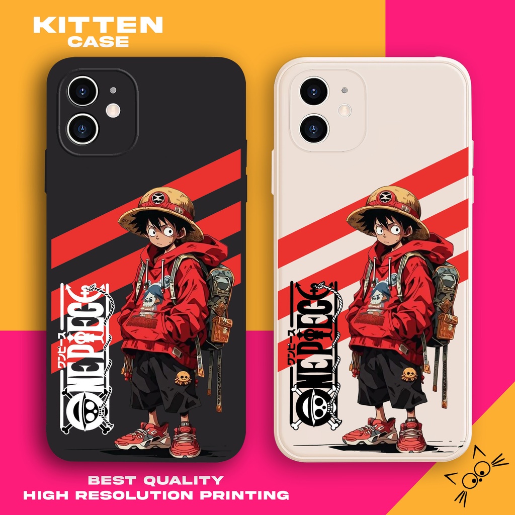 Case Xiaomi Redmi 12 12C 9 9A 9C NOTE9 NOTE10 NOTE11 NOTE 12 9T 10C KT373 One Piece Luffy Bagpack So