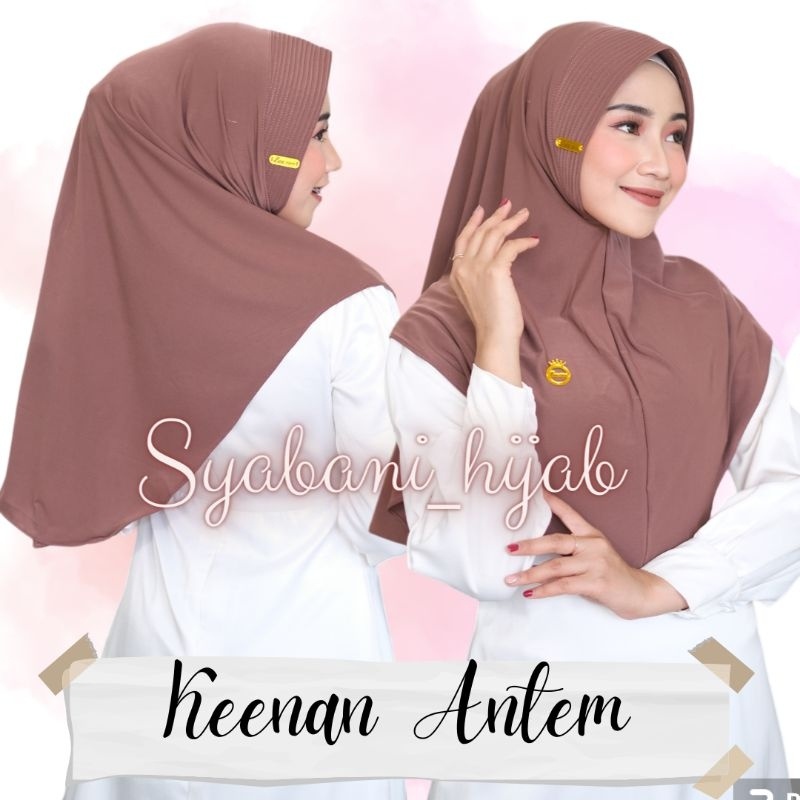 KENAN ANTEM / BERGO JERSEY / JILBAB INSTAN / HIJAB INSTAN/ BERGO PET / JILBAB JERSEY / BERGO DAILY /