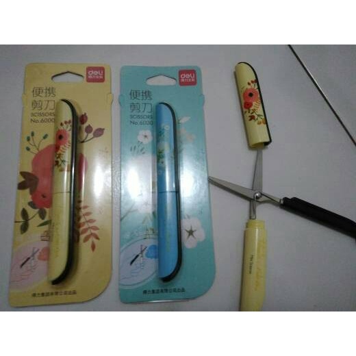 

[[ AM - BEST SELLER ]] Gunting saku kertas benang unik pulpen pena bolpen