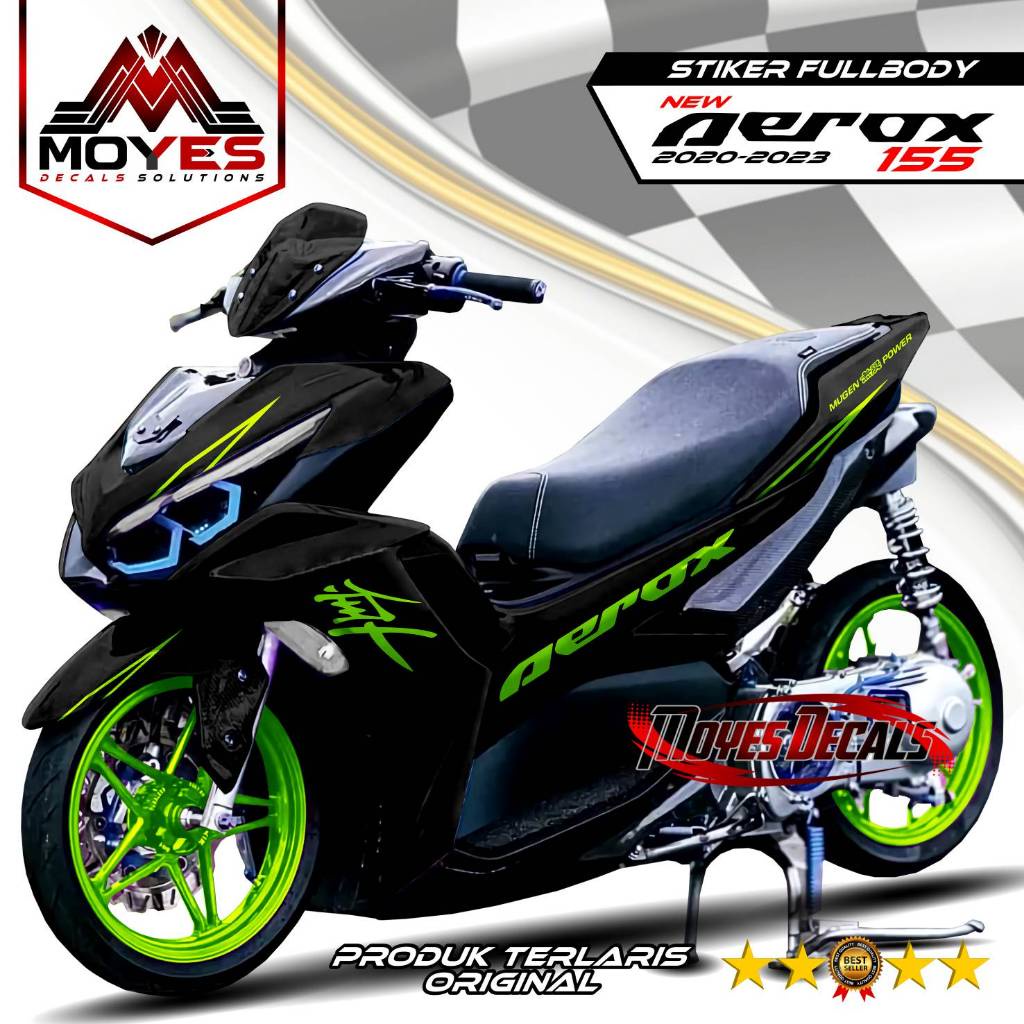 Decal New Aerox 2020 Fullbody Stiker Aerox New 2021 Fullbody Dekal Aerox New Connected 2022 2023 Ful