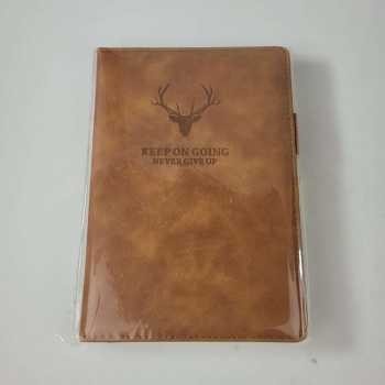 

MURAH- Notebook Aesthetic A5 180 Lembar Buku Tulis Agenda Catatan Kantor - Cokelat- 1.2.23