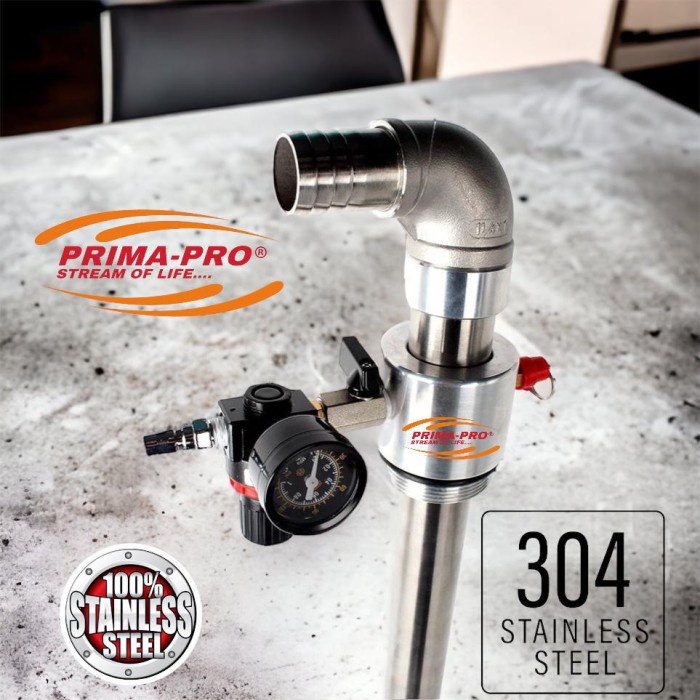 Barrel pump pneumatic stainles 304 pneumatic drum pump sus 304 40mm