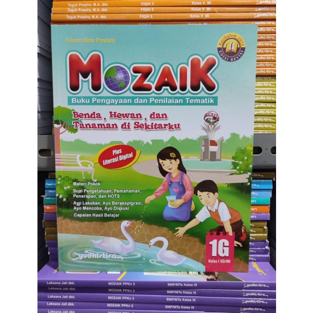 Buku Mozaik Tematik jilid 1G untuk SD/MI kelas I Yudhistira