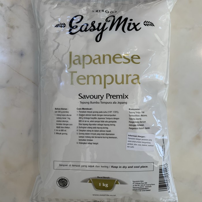 

MB-77 Tepung Easymix Japanese Tempura 1 Kg