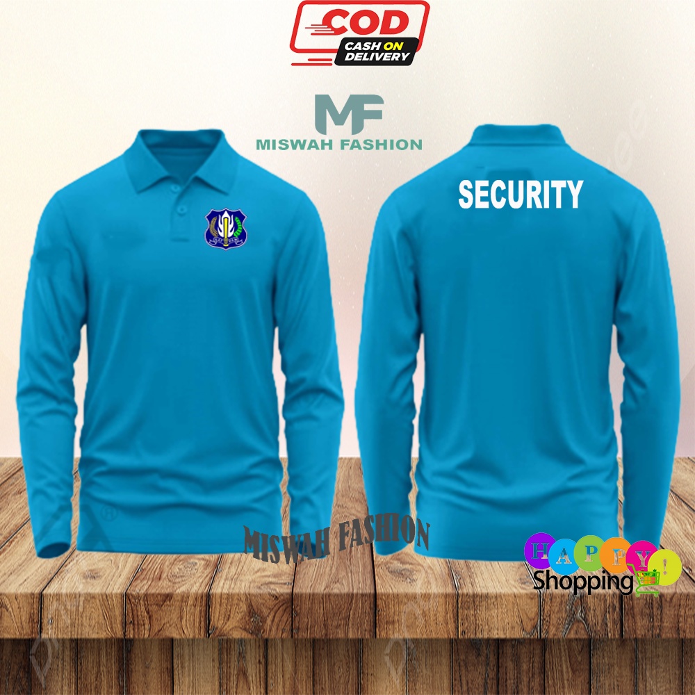 Poloshirt Lengan Panjang Giordano Quality Premium  Baju Kaos polo Berkerah Pria Wanita Dewasa