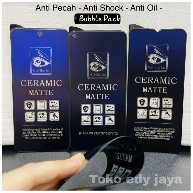 ANTI GORES CERAMIC MATTE ANTI BLUE XIAOMI REDMI 8 REDMI 8A 8A PRO