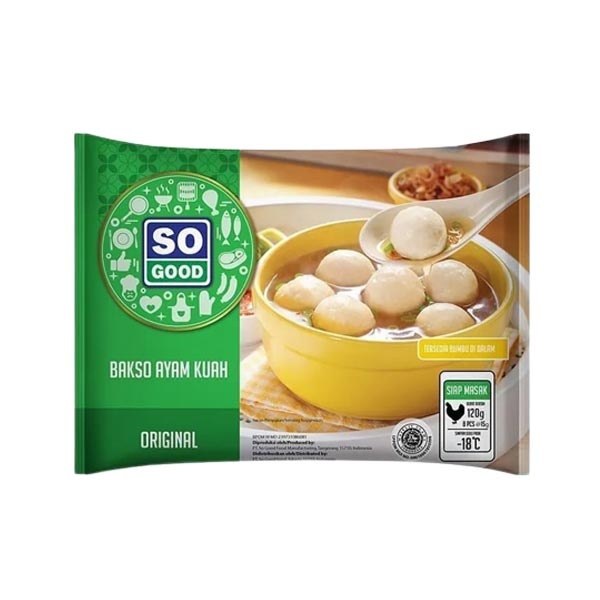 

BAKSO PREMIUM SO GOOD BASO AYAM 120 GR