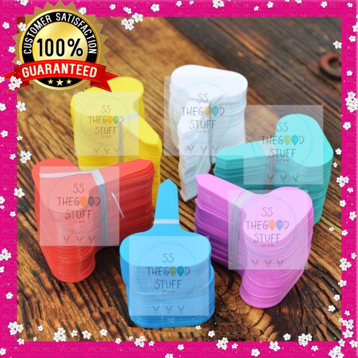 

50 pcs label Tanaman Tancap Campur Warna Anti Air dan Anti Sobek - Biru