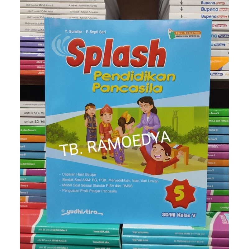 Buku Splash PPKN SD/MI kelas V Kurikulum Merdeka Yudhistira