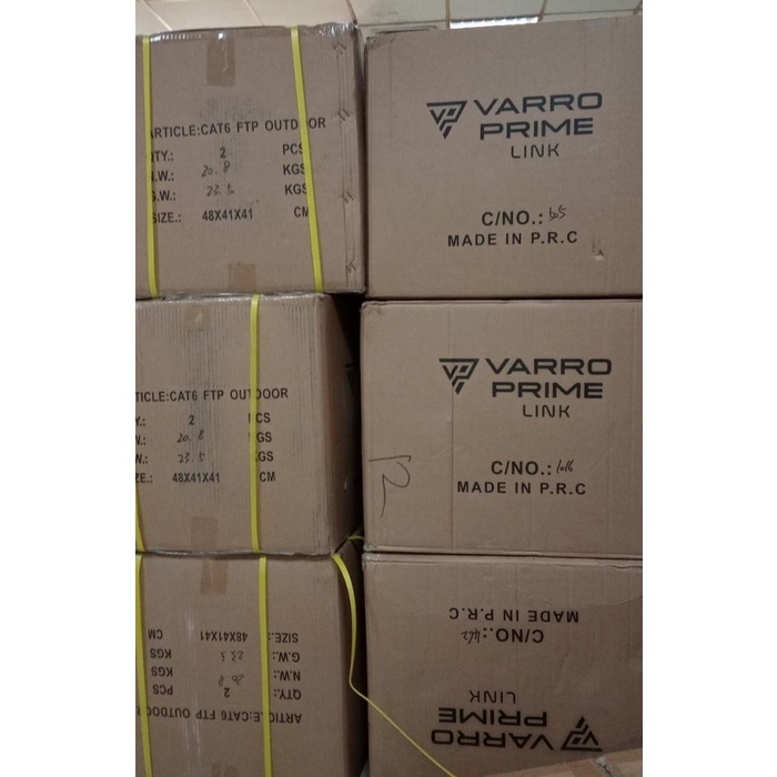 KABEL LAN VARRO PRIME LINK FTP CAT 6 OUTDOOR