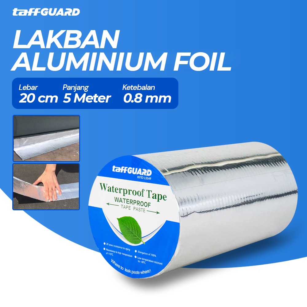 

Taffware | Lakban Aluminium Foil Butyl 0.8 mm Waterproof