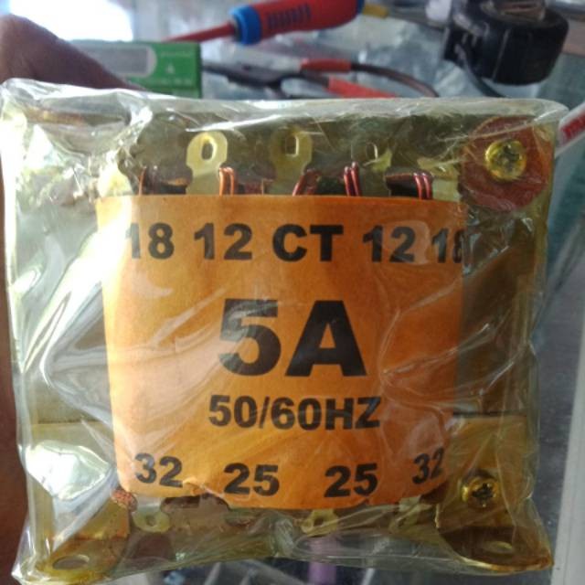 TRAVO BELT 5 AMPERE BESAR CT 32 MURNI TEMBAGA