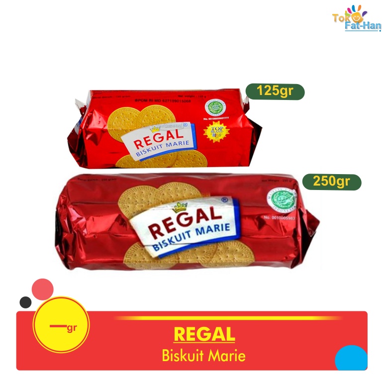 

Biskuit Regal Marie Biscuit 125gr / 230gr