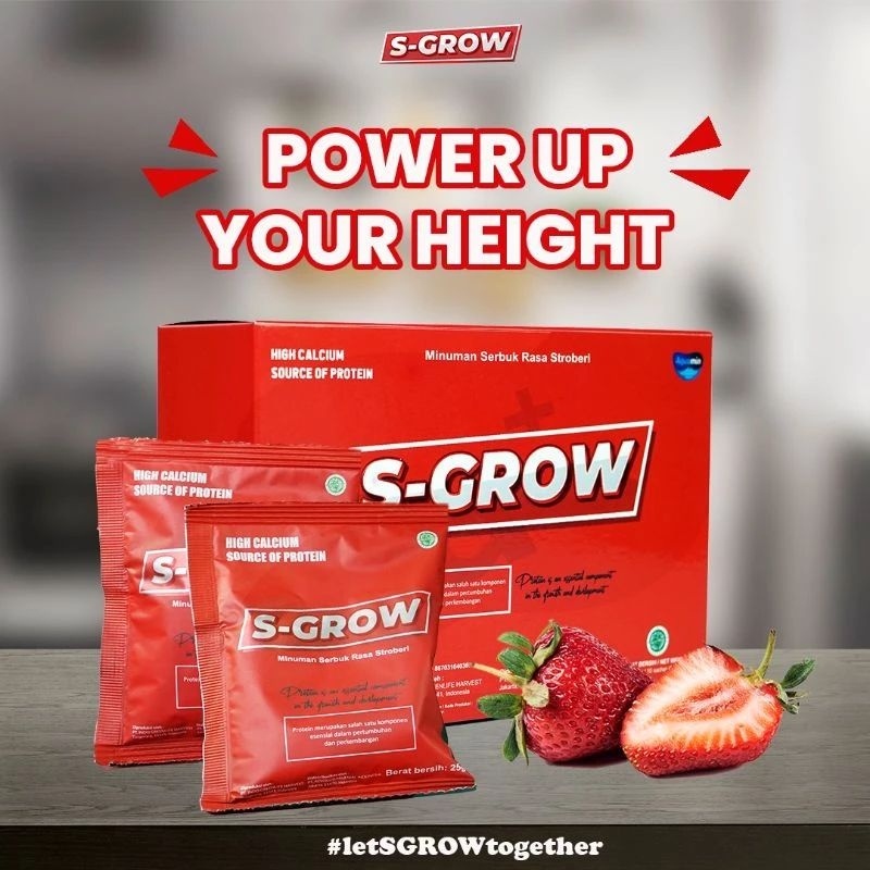 

S GROW SUSU PENINGGI BADAN TERBAIK ORIGINAL BPOM HALAL