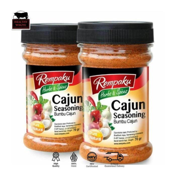 

Cajun Seasoning / Bumbu Masak Cajun / Rempaku 70gr