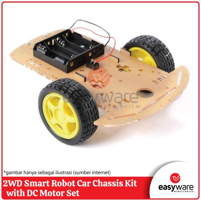 SMART ROBOT CAR 2WD CHASSIS KIT 2WD SMART CAR CO27