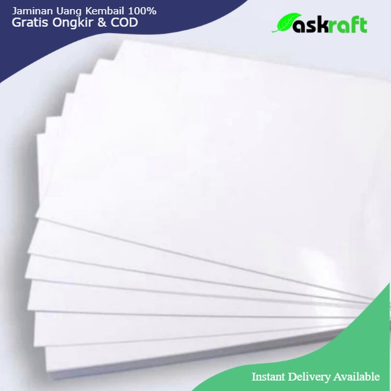 

Kado Hadiah Kertas Foto Art Paper F4 Glossy 2 Side 100/120/210/230/260gsm Photo Paper Isi 50/100 Lbr