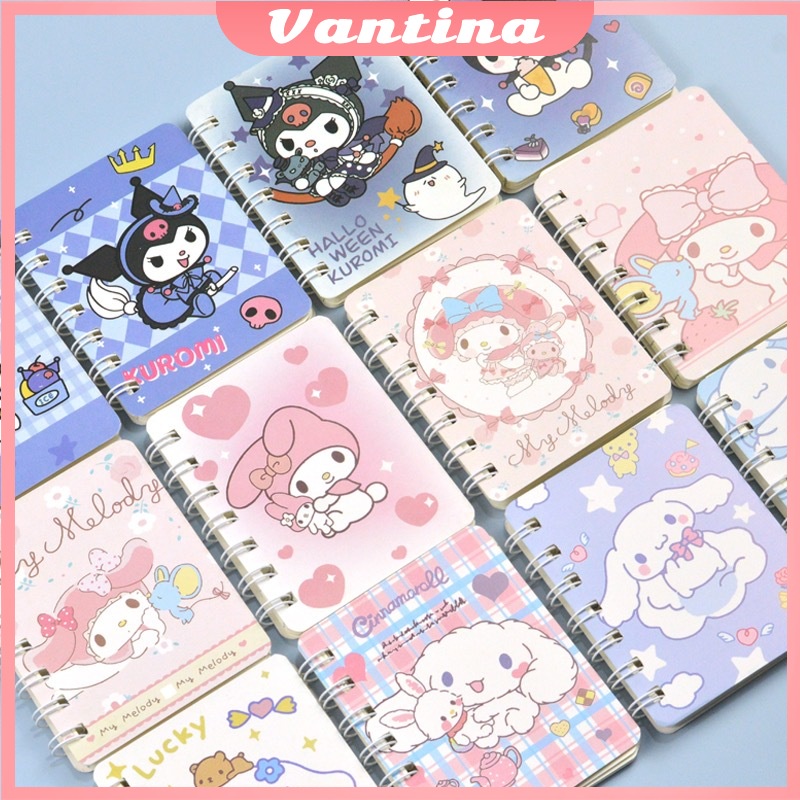 

Buku diary spiral motif karakter lucu /buku notes spiral/buku memo catatan