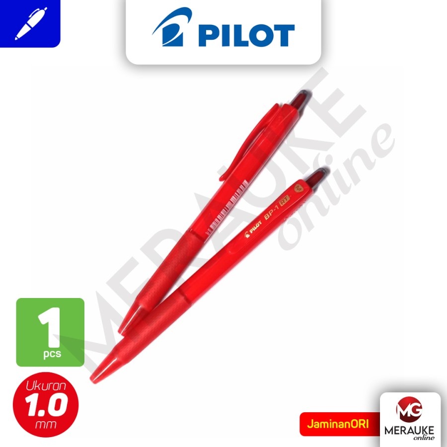 

Ballpoint PILOT BP-1 RT Medium 1.0 - Merah