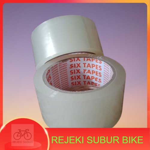 

Lakban SIX TAPE Kuat Rekat Tebal 2 inch x 80M isolasi selotip