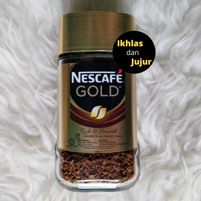 

Nescafe Gold Rich & Smooth Arabica and Robusta Blend 50 gram Kopi Jar