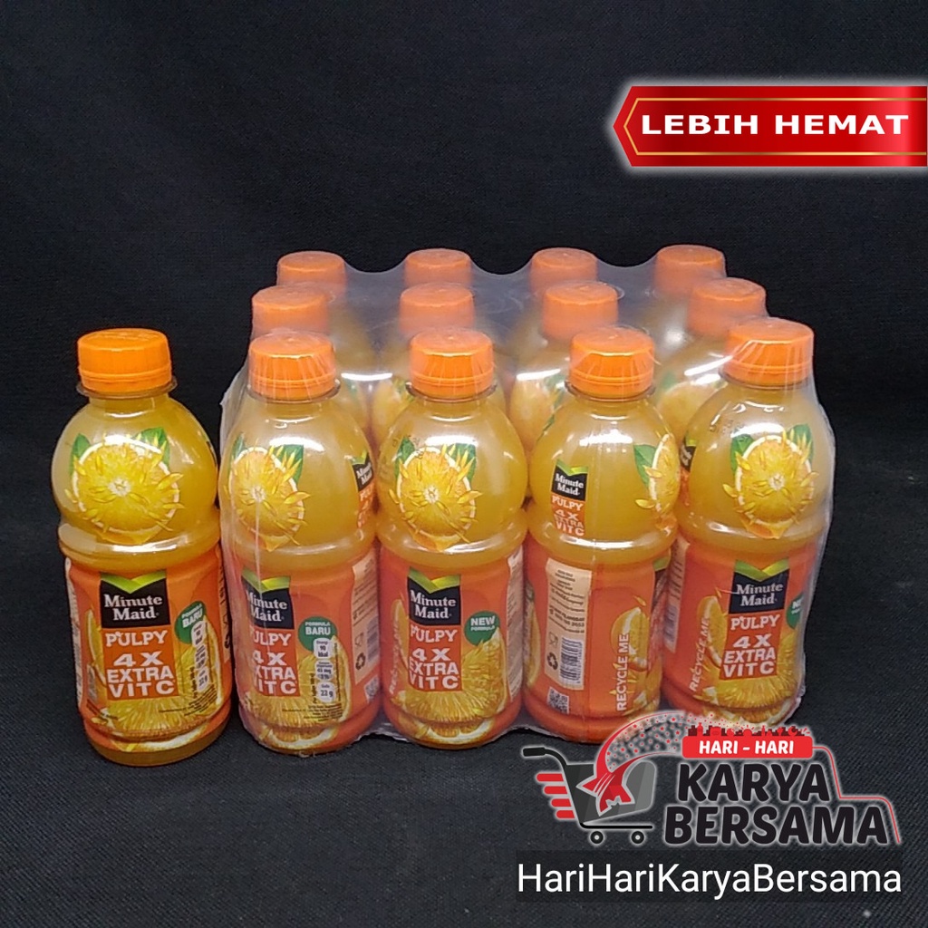 

MINUTE MAID PULPY ORANGE BOTOL 12'S X 300ML - PER PACK