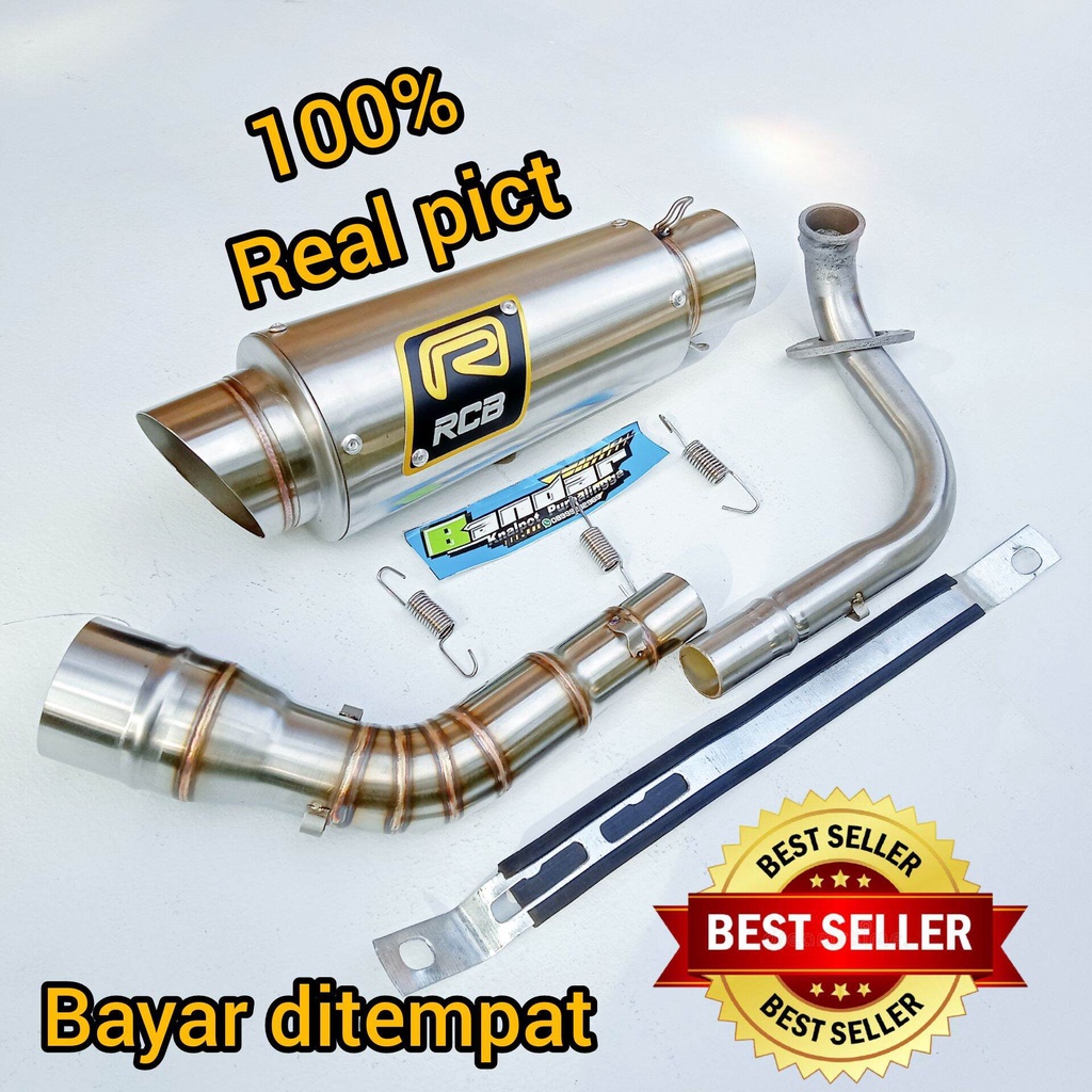 TERMURAH KNALPOT RCB BEAT FULL SYSTEM SUARA GARANG  | KNALPOT BEAT RCB | NALPOT SUARA GAHAR | KENALP