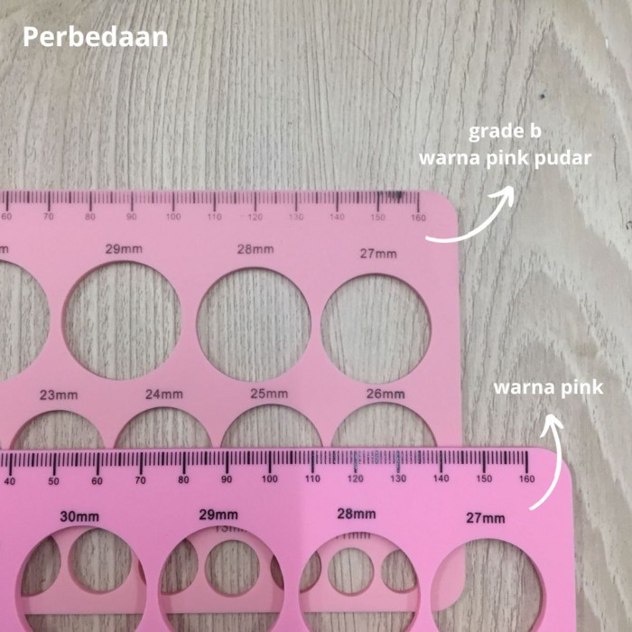 

Kinmade Silicone Nipple Ruler Grade B - Light Pink | Penggaris Puting