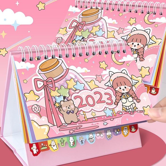 

KALENDER MEJA LUCU TAHUN 2023 / Kalender 2023 Limited - Pink
