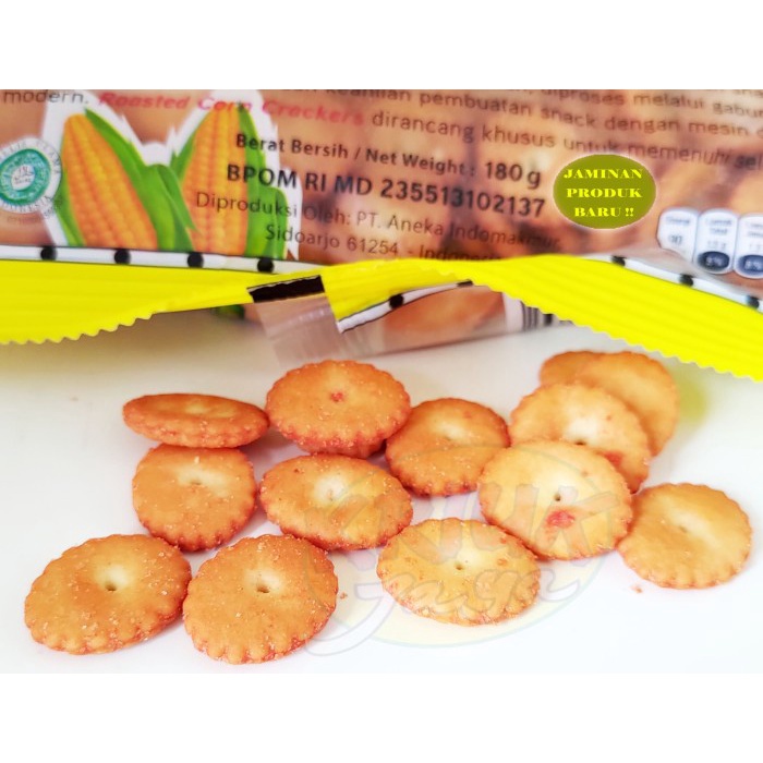 

PROMO - Kualitas Terbaik Biskuit Mini Jagung Bakar-Roasted Corn Crackers AIM Biscuits 180 Gram