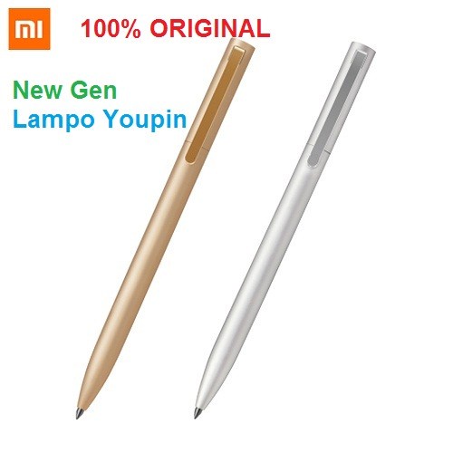 

LS81 ORIGINAL XIAOMI Mi Aluminum Rollerball Pen / Metal Signature Pen - pink