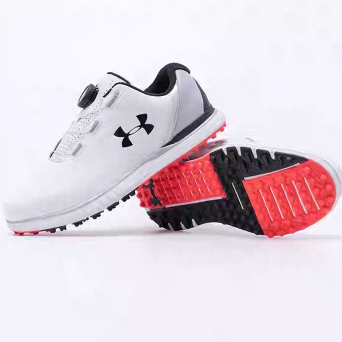 UA Golf BOA sepatu pria men golf shoes white