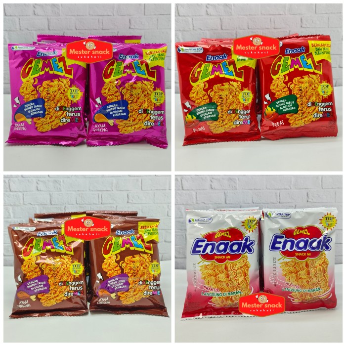 

[KUALITAS TERBAIK] Mie Gemez Enaak 20 gram Ayam Kecap