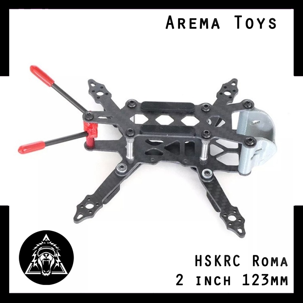 HSKRC Roma 2 inch 123mm Wheelbase 2inch Carbon Fiber Frame 2.5mm Arm