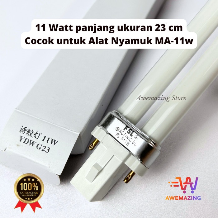 Lampu UV Perangkap Nyamuk 11 Watt PL FSL Refill KRISBOW INSECT MA-11W