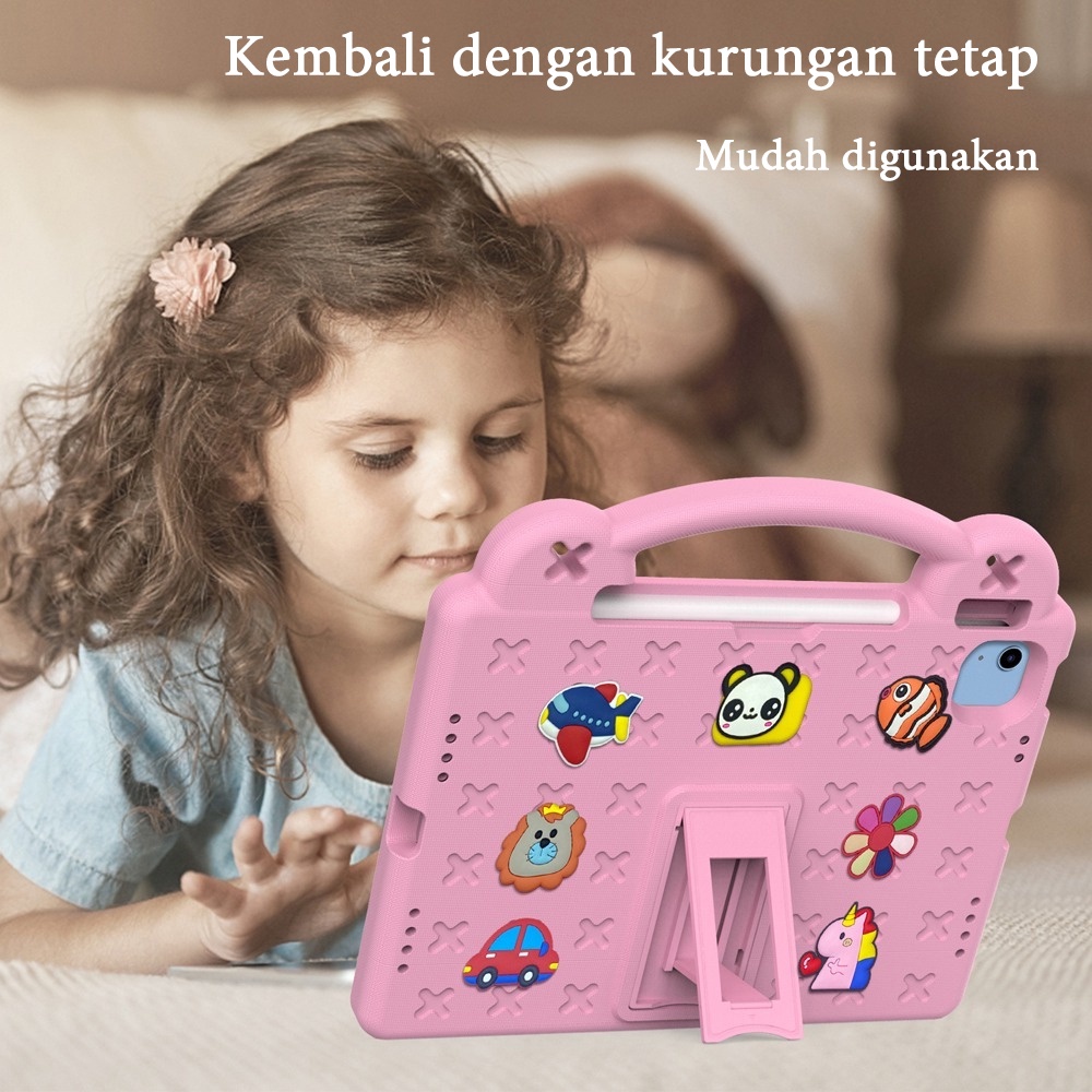 Casing Pelindung A7 Lite 8.7 (2021) shockproof Tablet Set Keyboard for Anak