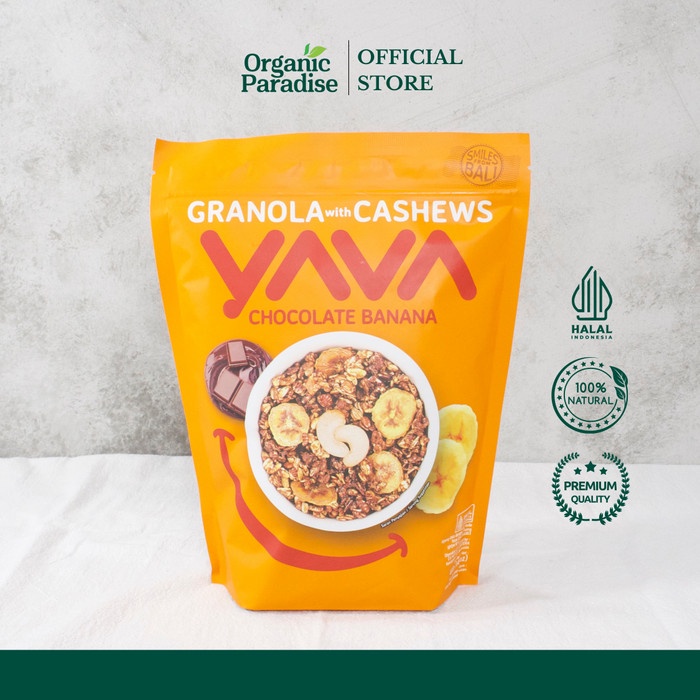 

YAVA Granola Chocolate Banana 400 gram