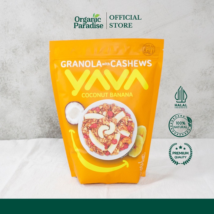 

YAVA Granola Coconut Banana 400 gram