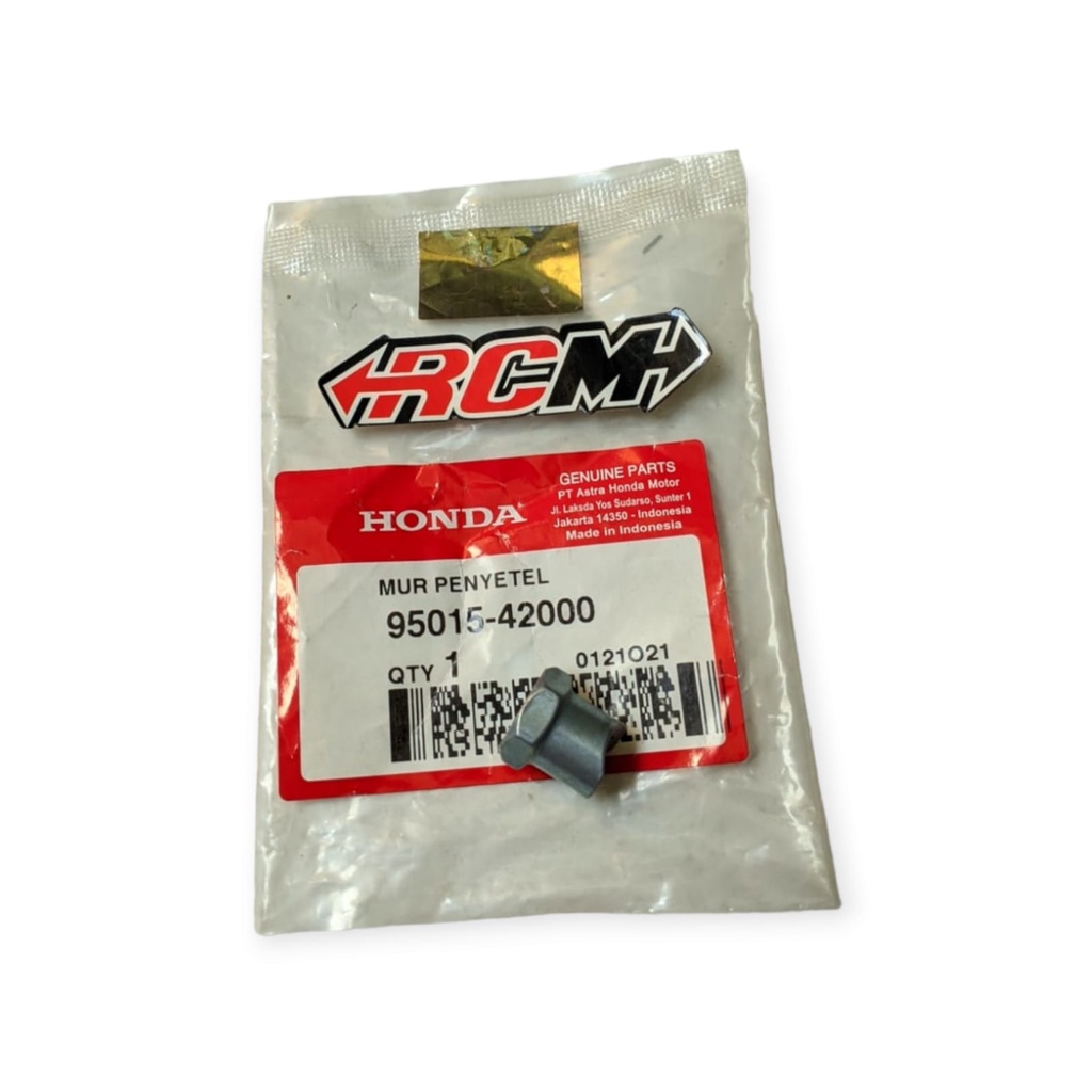 95015-42000 NUT MUR PENYETEL SETELAN STELAN TIANG REM TROMOL TEROMOL BEAT VARIO SCOOPY GRAND IMPRESS
