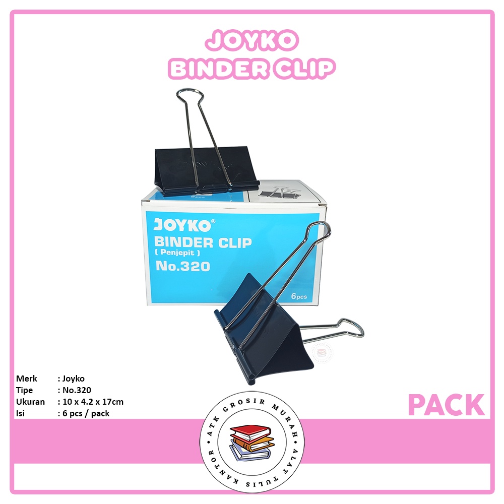 

Joyko - Binder Clip BC 320 klip Kertas - Pack
