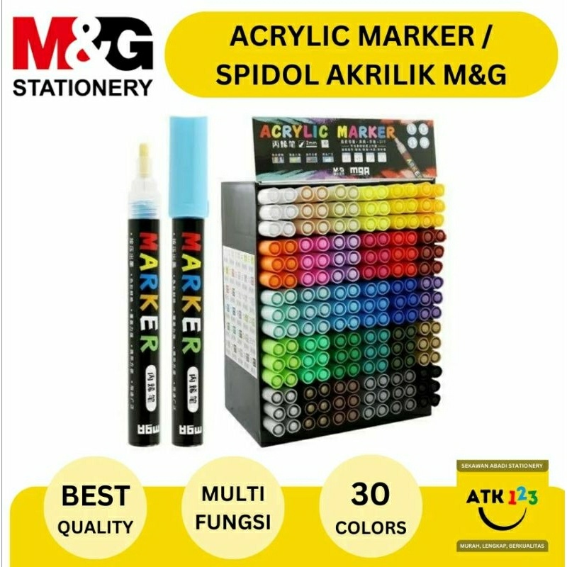 

M&G Acrylic Marker Colour / Spidol akrilic per pcs