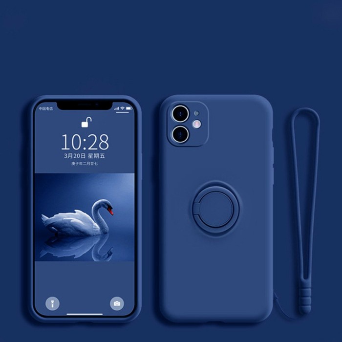 SAMSUNG GALAXY A32 4G SOFT CASE RING SILIKON MICROFIBER MAGNET HOLDER