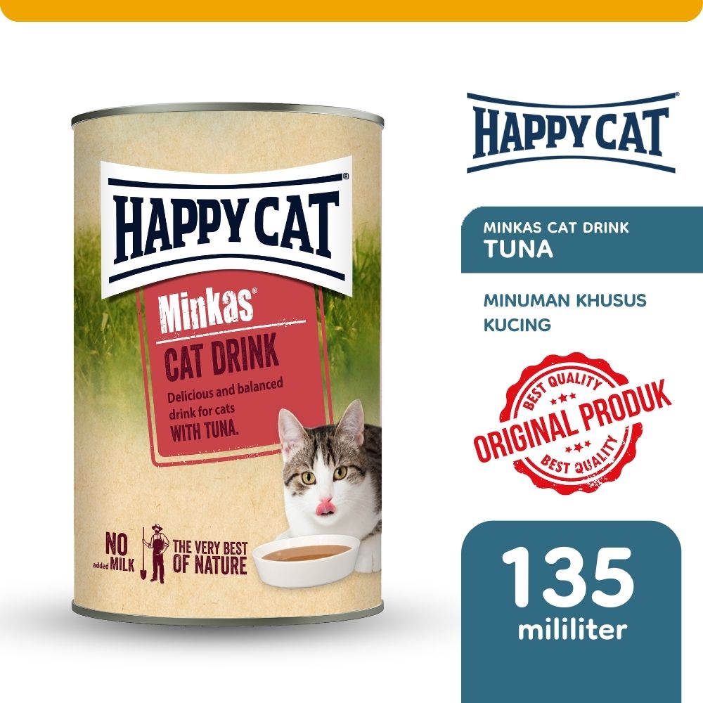 

Minuman Kucing Happy Cat Minkas Cat Drink Tuna 135ml