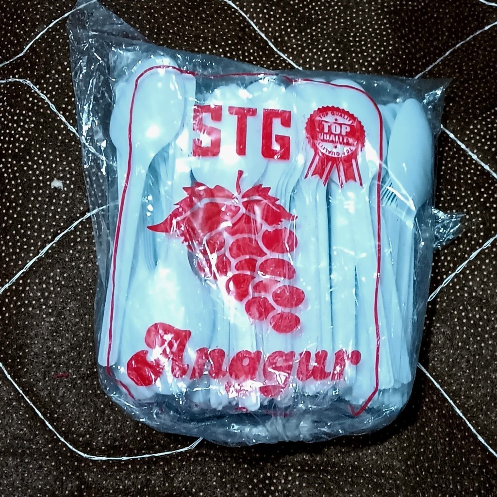 Sendok Teh Plastik | Sendok Plastik Teh | Sendok STG | Sendok Tanggung | Sendok Pudding | Warna Puti