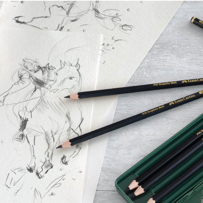 

Pensil Pitt Graphite Matt Faber-Castell - Satuan - HB