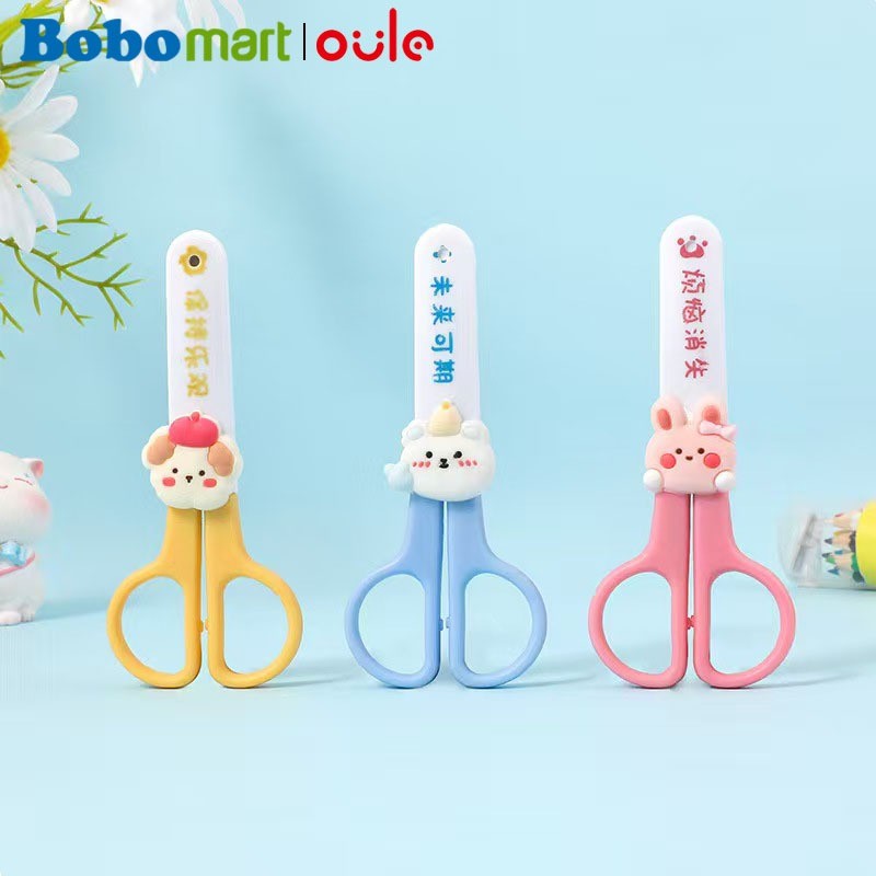 

BOBOMART GUNTING ANAK OULE OL20-8181 GUNTING KERTAS MINI SAFETY PERLENGKAPAN SEKOLAH